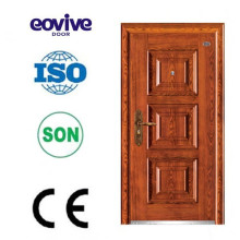 Single door leaf with frame steel door veneer painting color